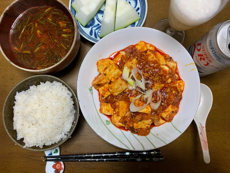夕食　四川風麻婆豆腐|ATさん