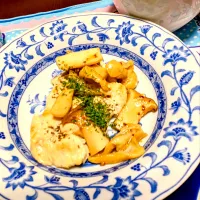 鶏胸肉とエリンギのマスタードソース|かっちゃんさん