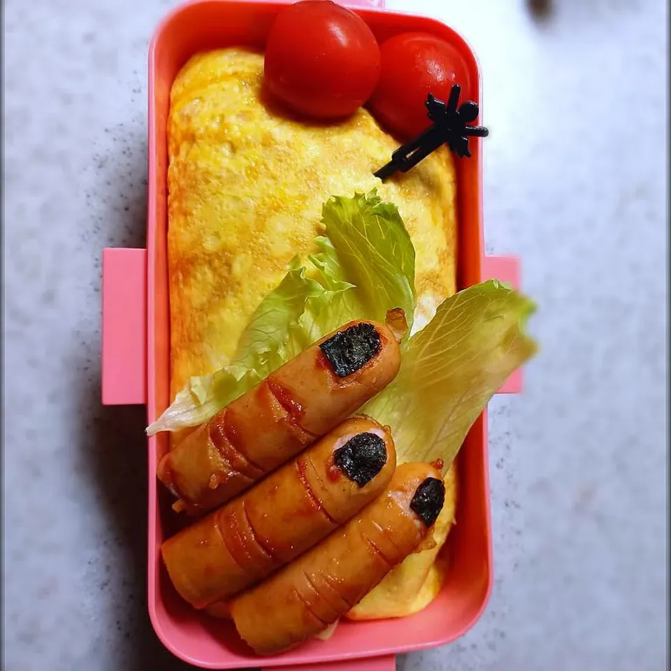 去年のハロウィン弁当|ハリネズミさん