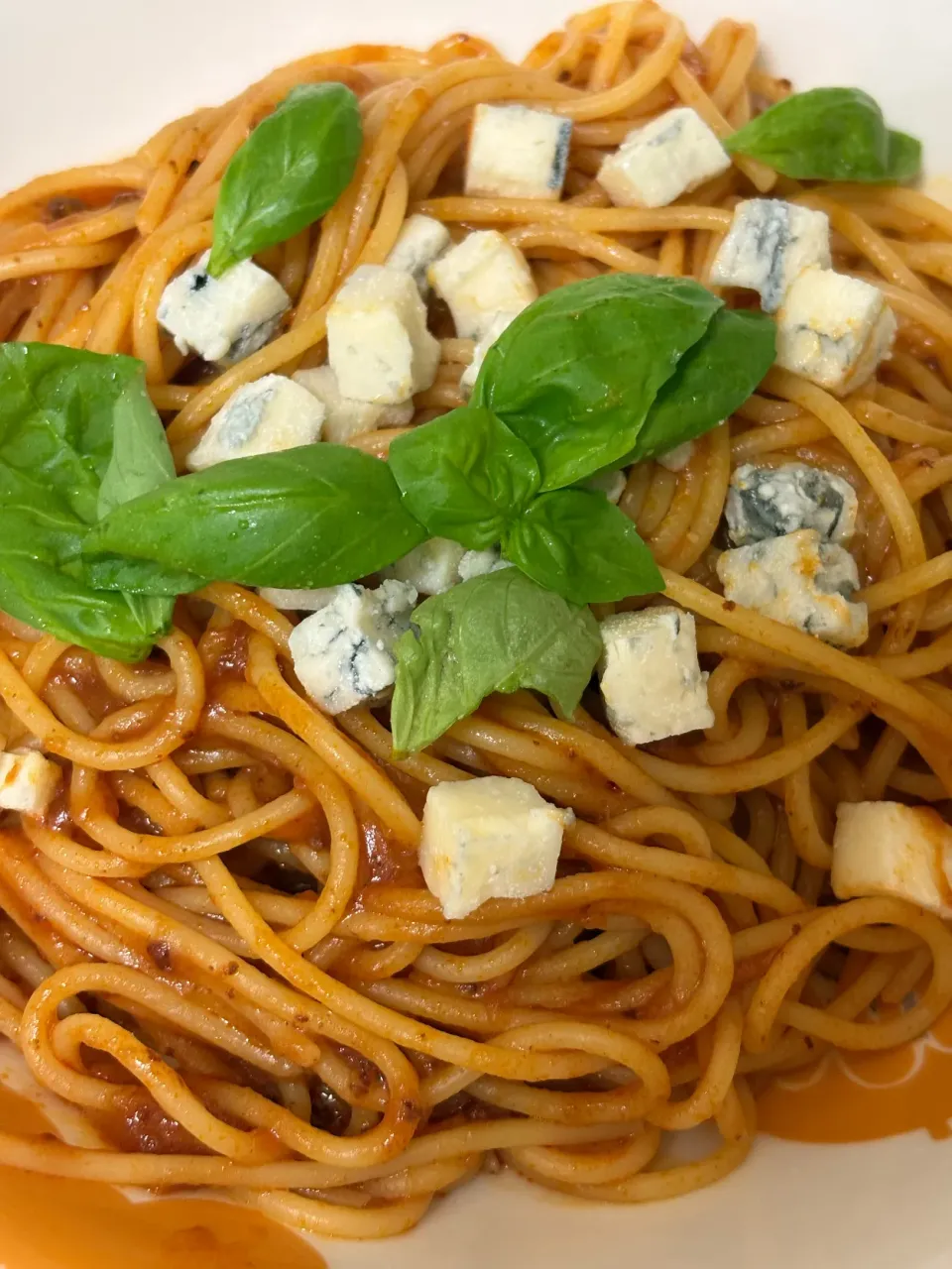 ゴルゴンゾーラトマトパスタ🍅🧀|ゆきぽよ婆さん