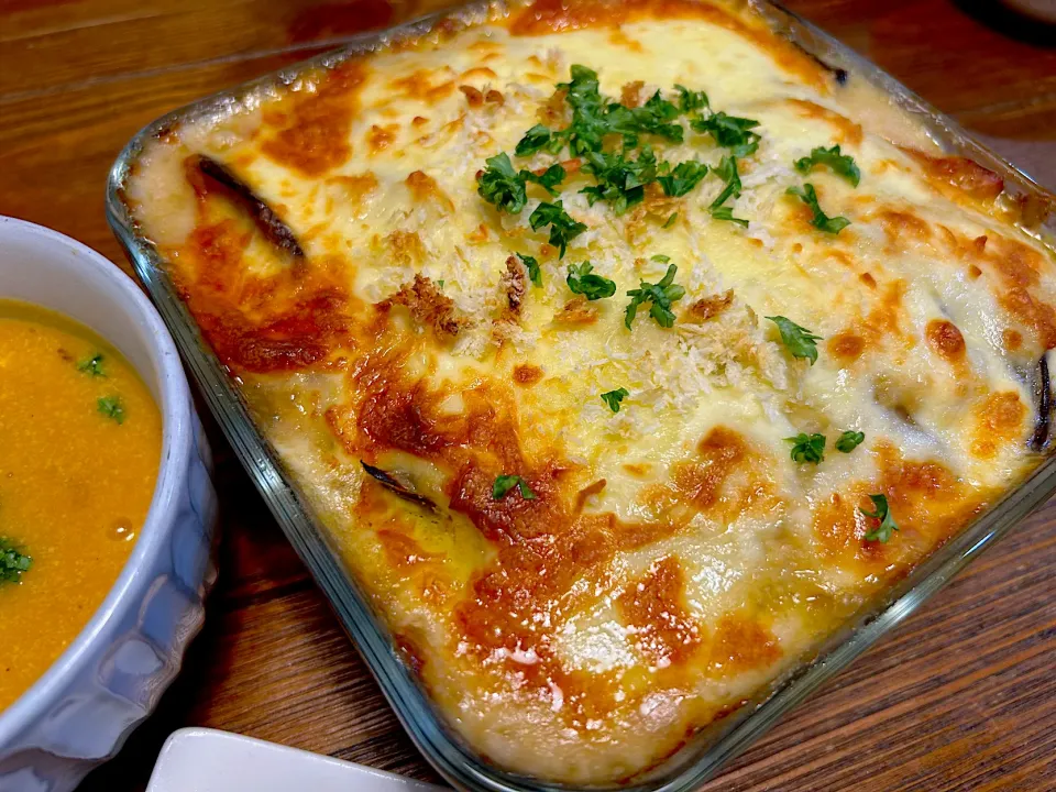 とろ茄子のミルフィーユグラタン|n_nさん