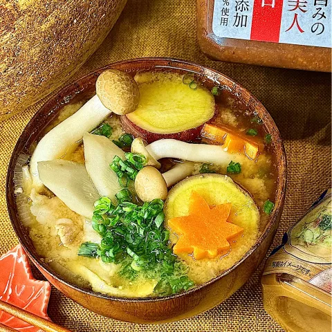 「プラス糀 生みそ 糀美人熟甘」を使ってみたSnapdishの料理・レシピ写真:豚汁