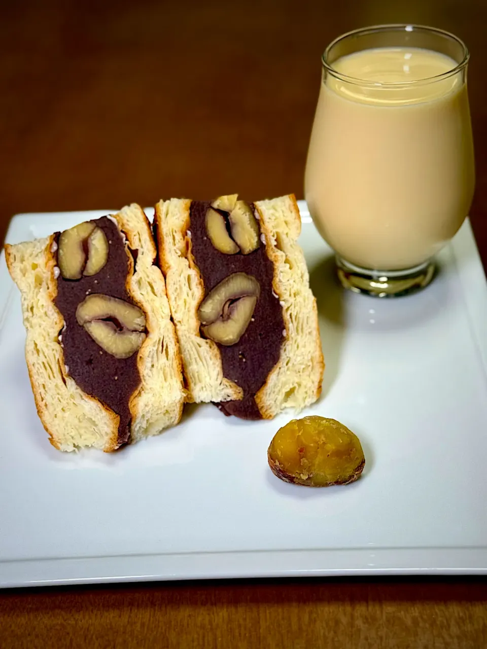 栗入りシベリアとあまくバニラ香るミルクセーキ|ichiさん