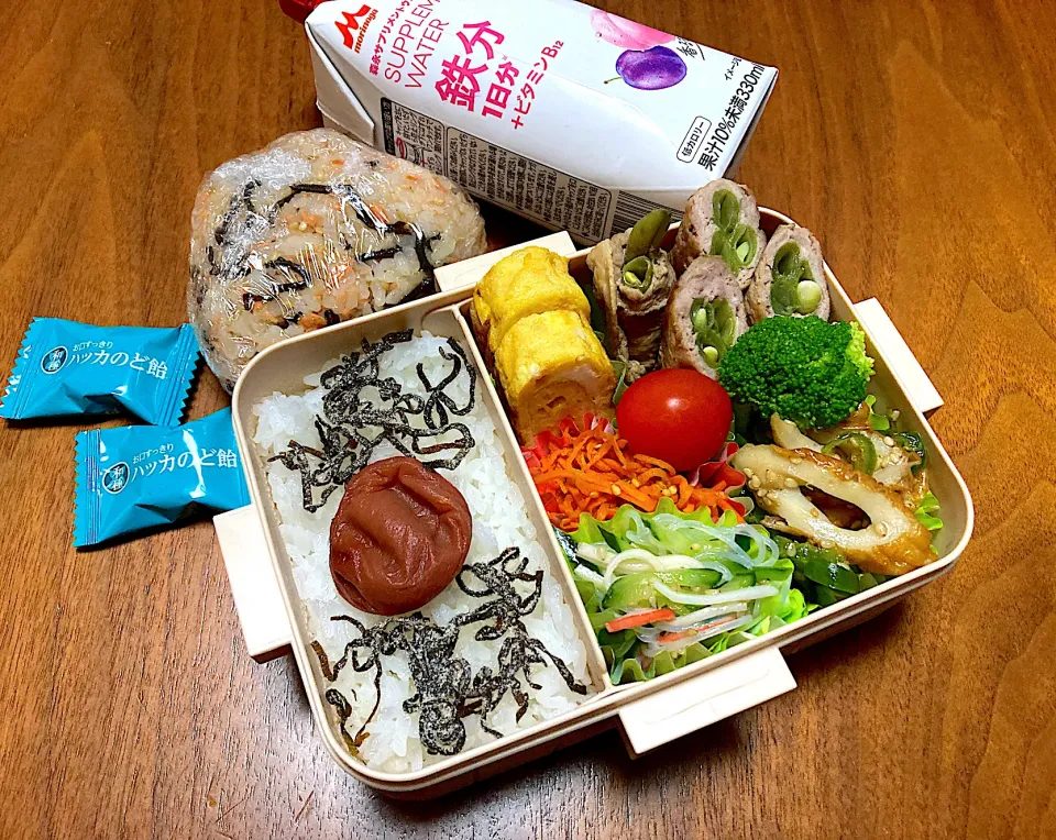 10月10日お弁当＆朝練おにぎり|Meimamaさん