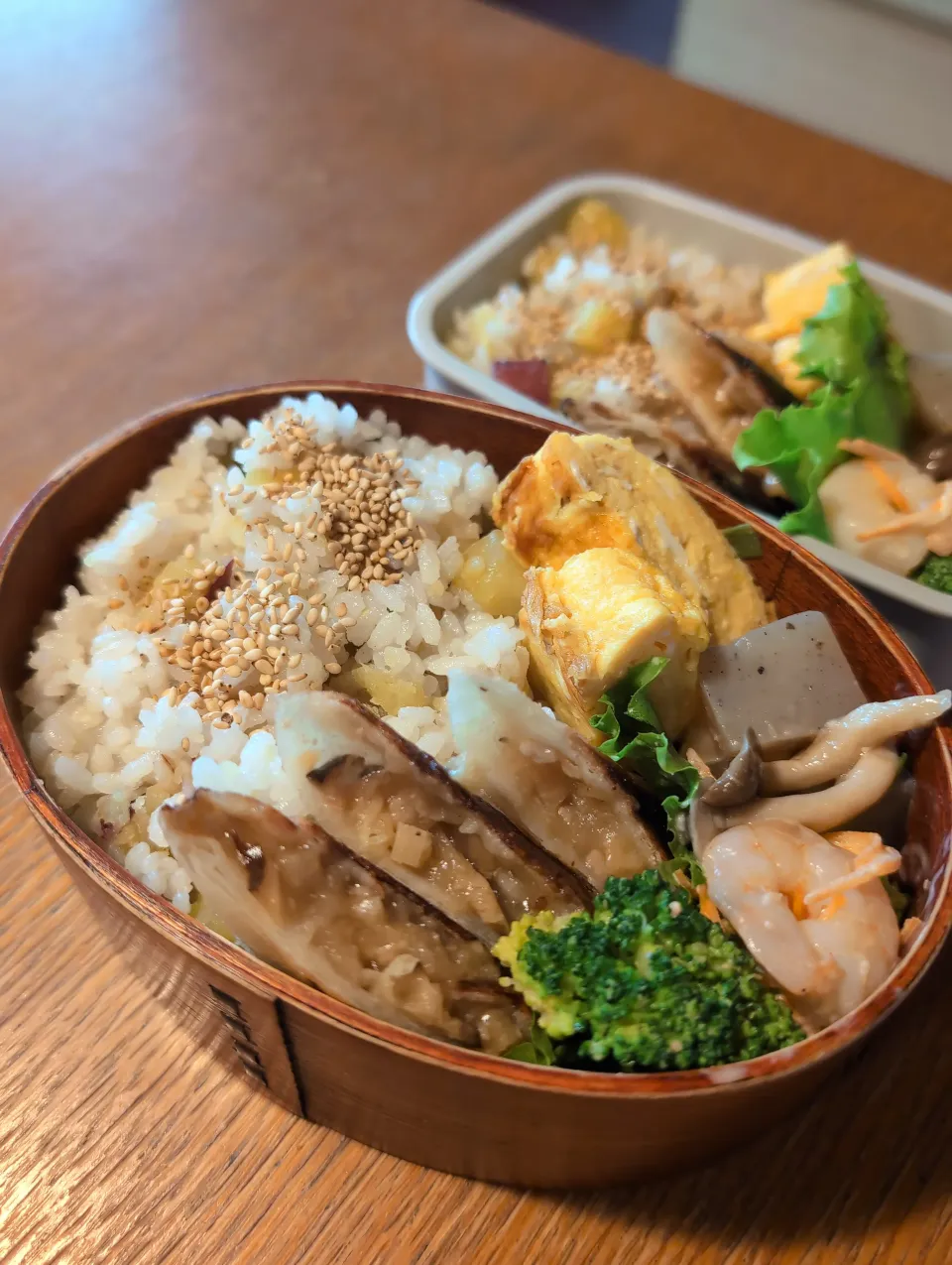 サツマイモご飯弁当|まきごろうさん