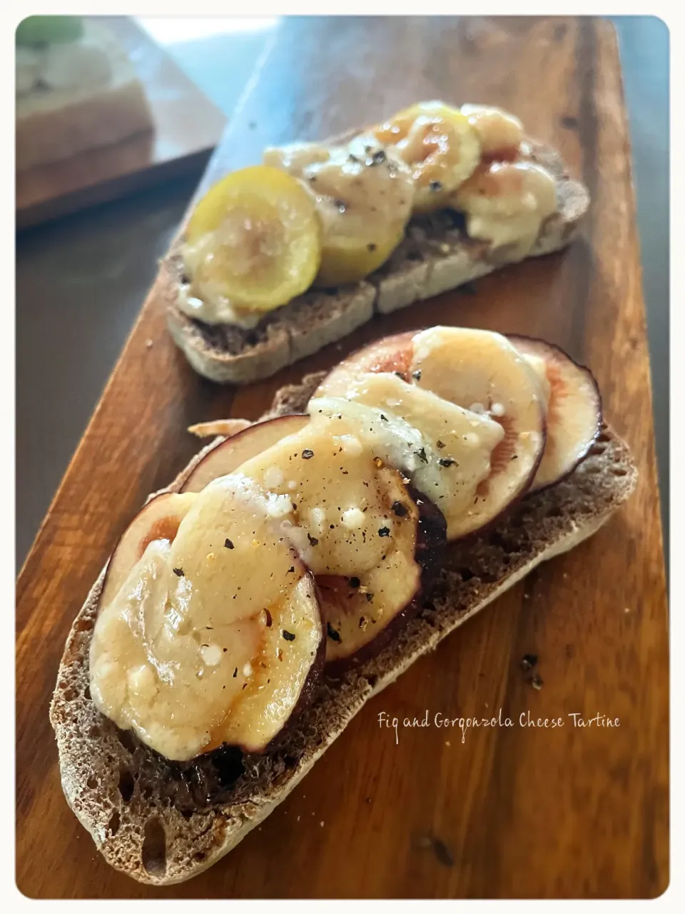無花果とゴルゴンゾーラのタルティーヌ|yucca@さん