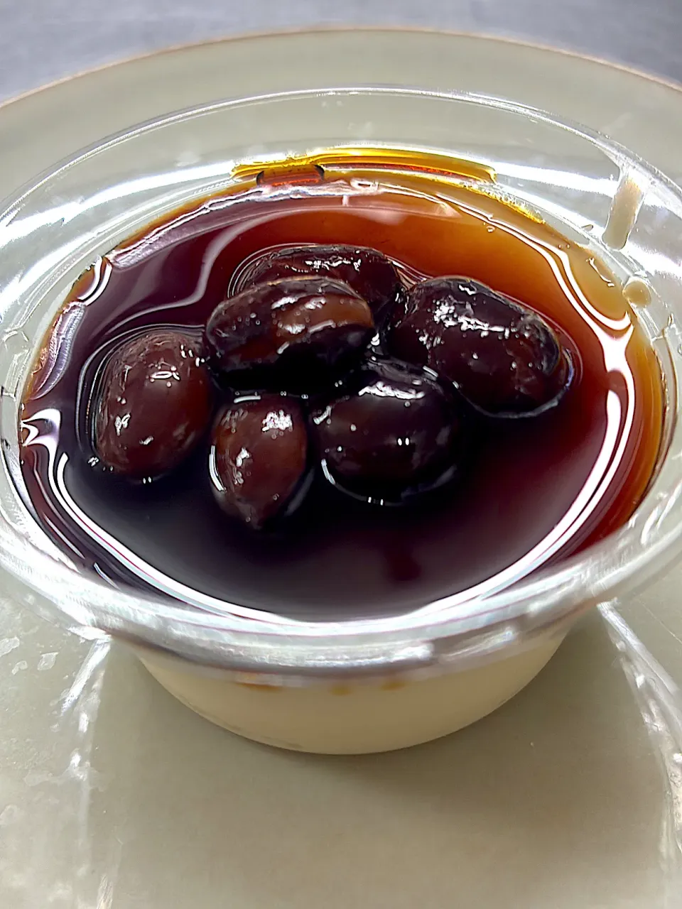 甘酒 黒豆プリン|Guilt-free-chefさん