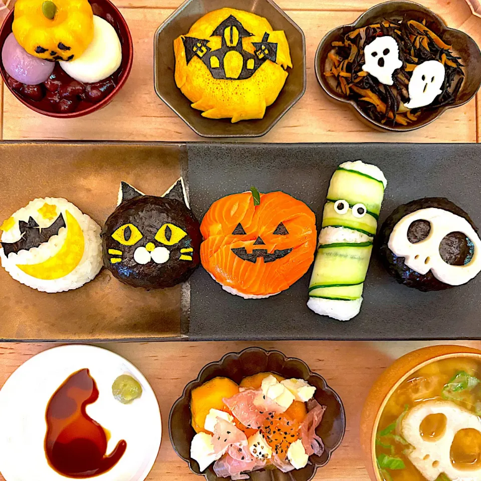 ハロウィン手まり寿司🎃|すずさん
