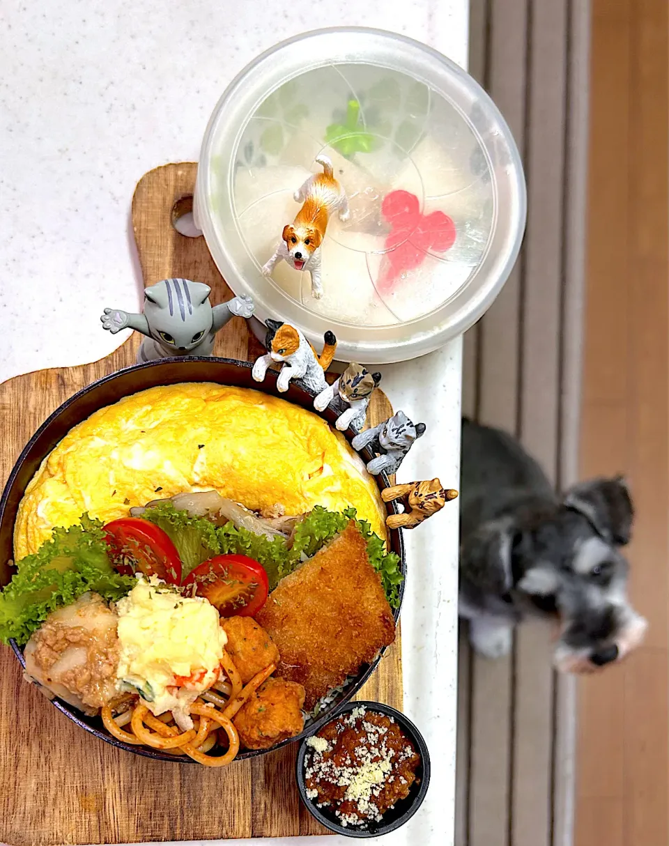 三日月玉子焼き弁当|cafe3733さん