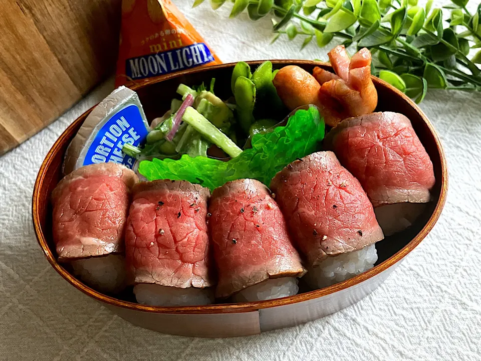 ＊0097. ローストビーフ小にぎり🥩娘ちゃんの高校生弁当🍱＊|＊抹茶＊さん