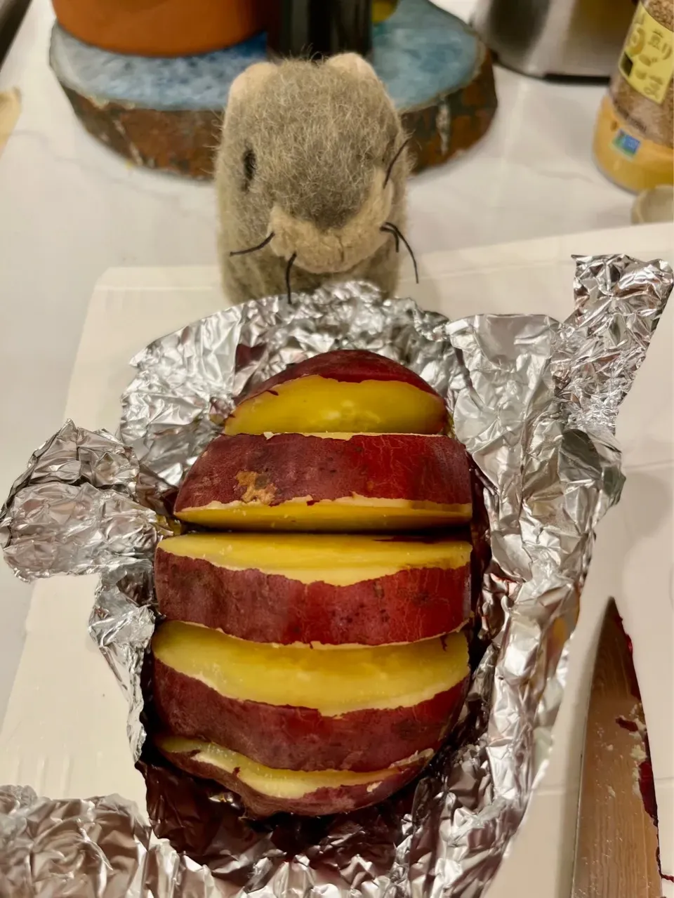 2025/10/6   お月見の夜　Roasted Sweet Potatoes for the Harvest Moon|21 Boys & 野鳥さん