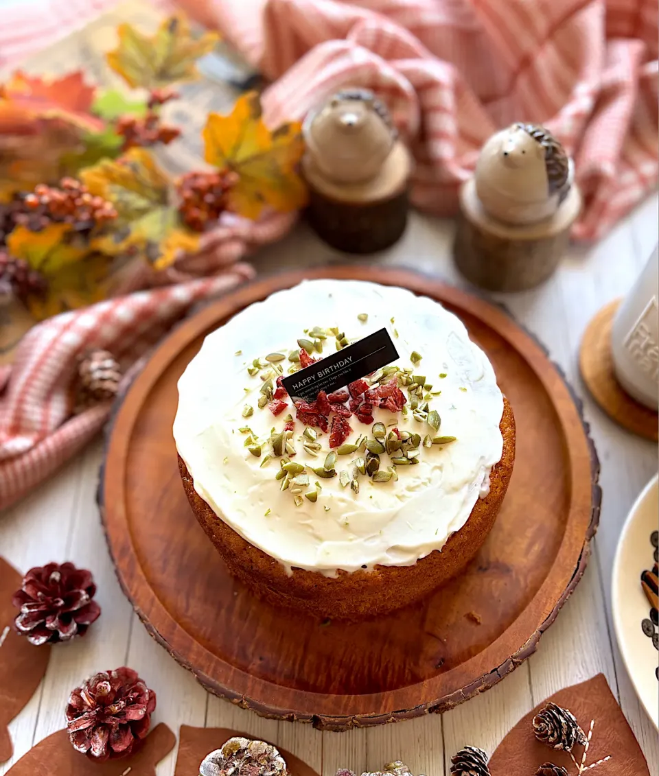 お祝いのキャロットケーキ|マーブルさん