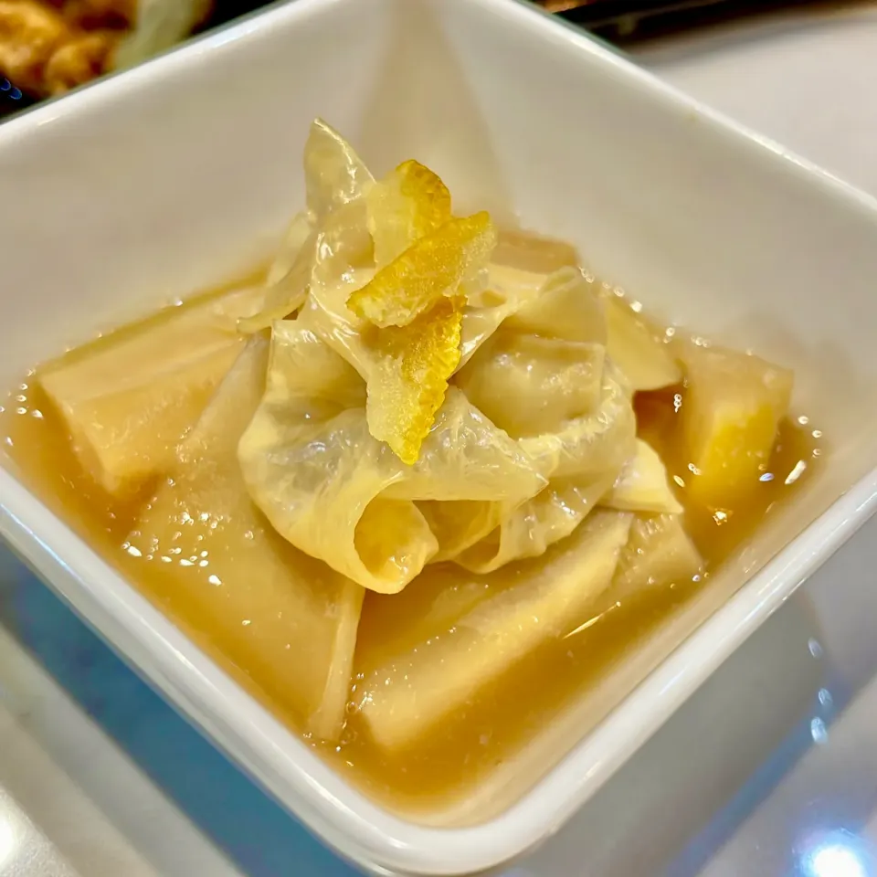 筍と湯葉の煮浸し|ぎんさん