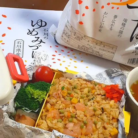「ゆめみづほ2kg」を使ってみたSnapdishの料理・レシピ写真:海老チャーハン🍱