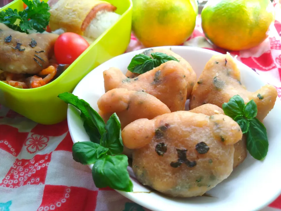 バジル入りチキンナゲット|きこりnoteさん