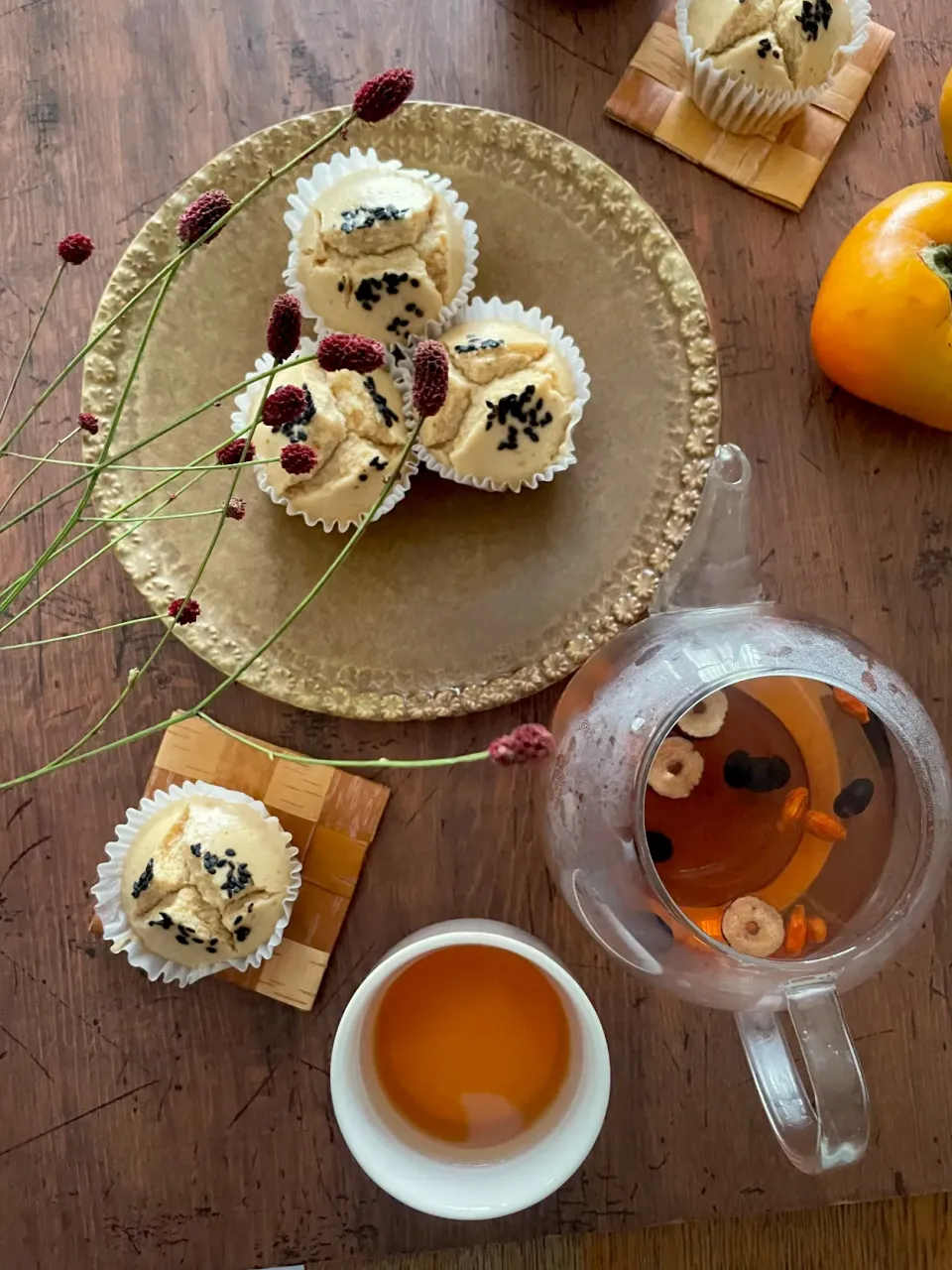 味噌蒸しパンと薬膳茶|sonokoさん