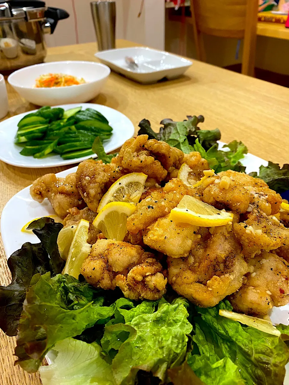 白だしレモン唐揚げ|しばざきまりさん