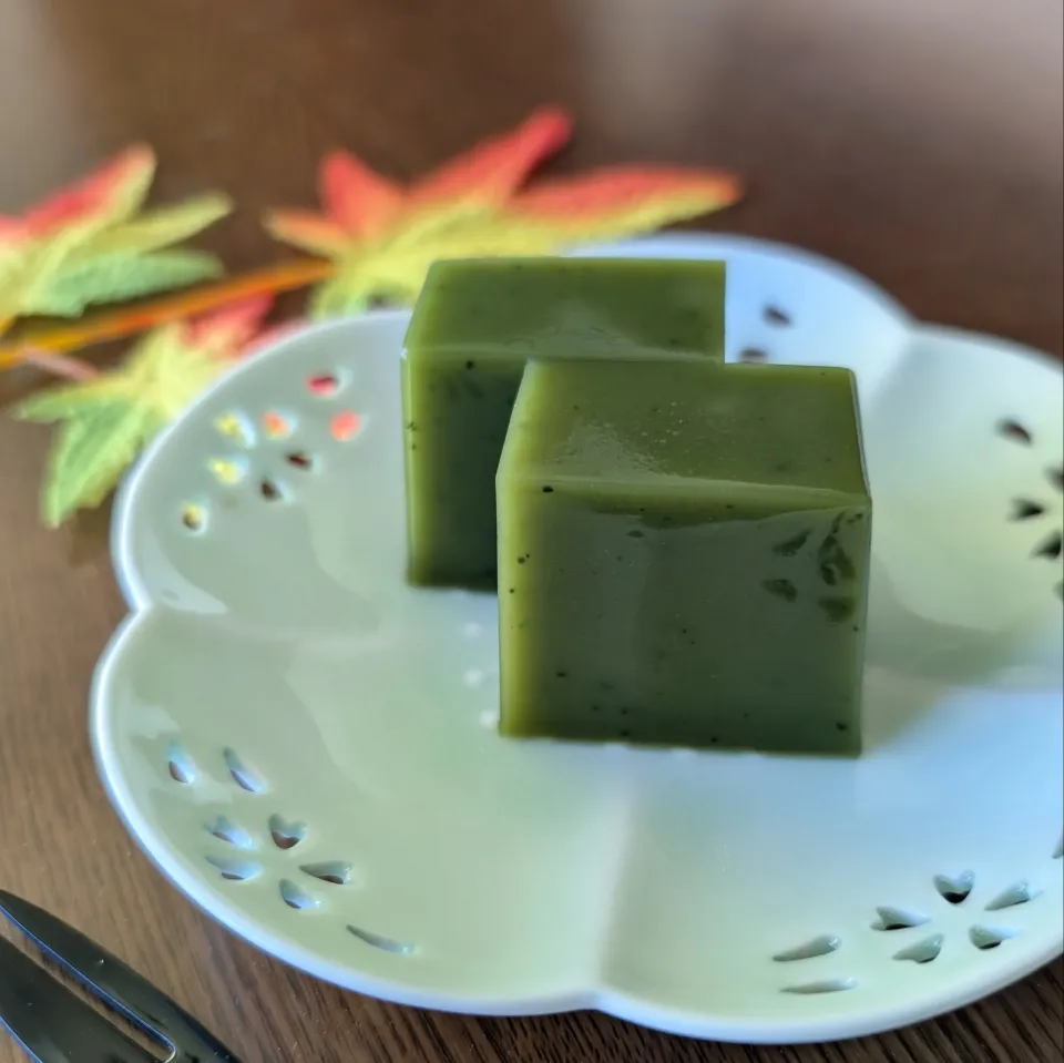 ちゅるりん♪抹茶の水ようかん💚|ちょこさん