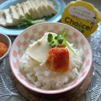 ひゃくまん穀🌾塩麹漬け豆腐と明太子|kononon♡*゜さん