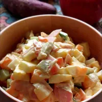 秋の実りサラダ