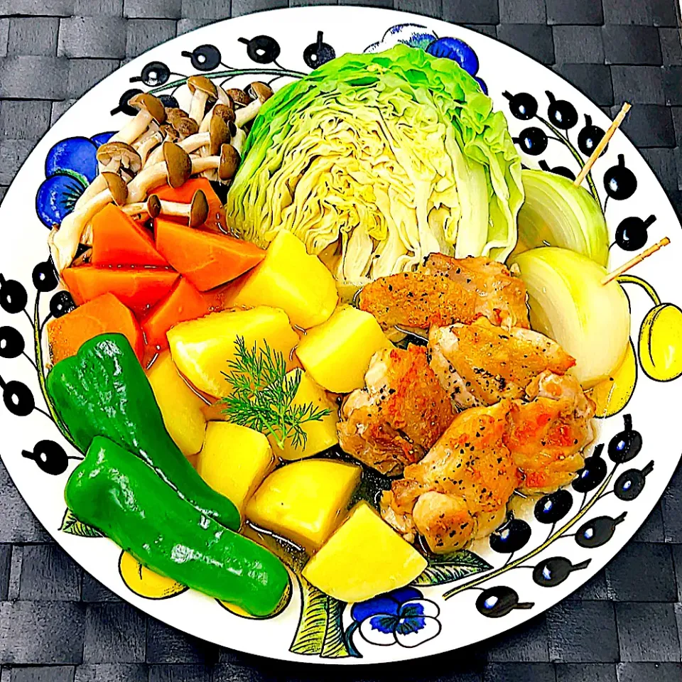 チキンポトフ|まめもにおさん