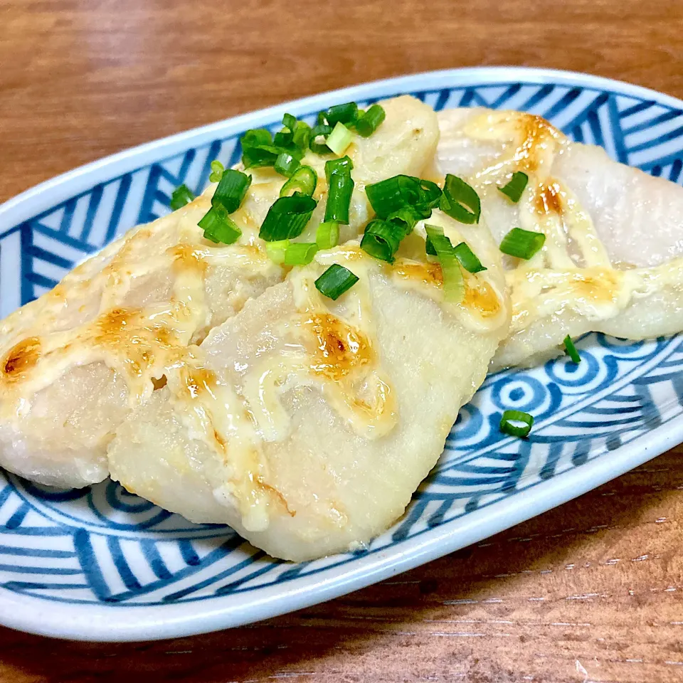 白身魚のネギ味噌マヨ焼き🍀|まいりさん