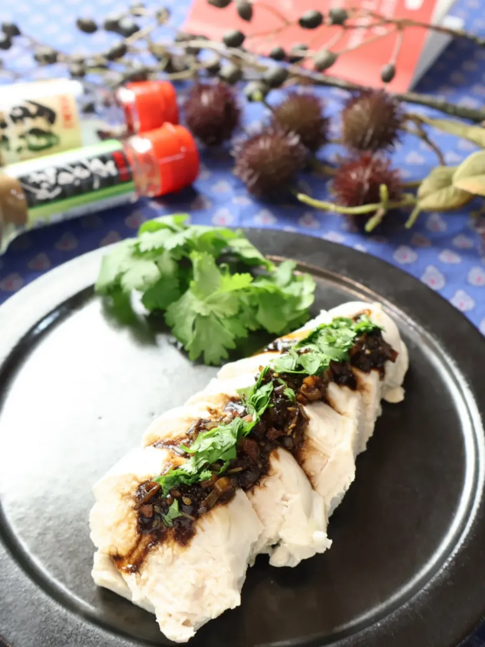 鶏ムネ肉の香味ダレ|めいめいさん