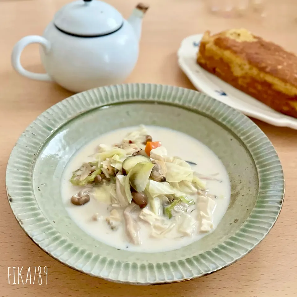 ほっこりします　ナスのスープ|FIKA789さん