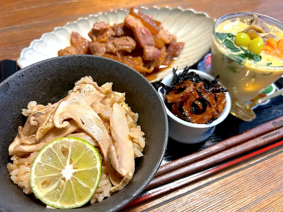 松茸ごはん|n_nさん