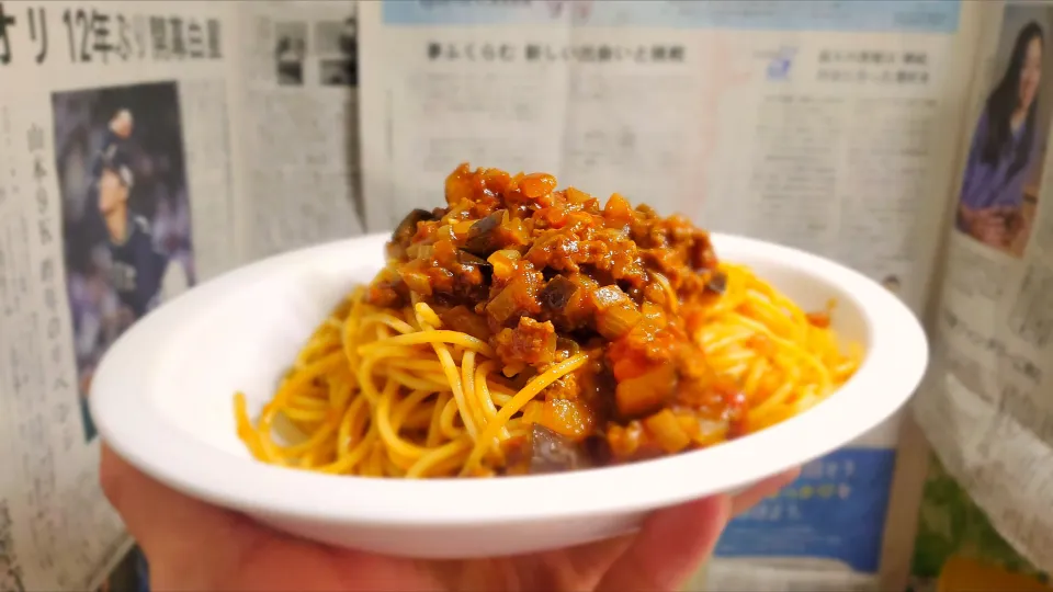 朝から仕込んだボロネーゼパスタ🎶|masaki .fさん