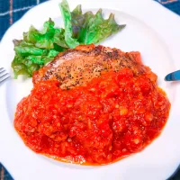 チキンステーキ　＊ガーリックトマトソース＊