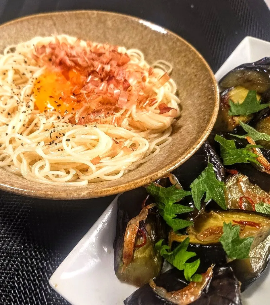 TKS(Tamago Kake Somen)
なすタイ風ナンプラーおひたし|マギーさん