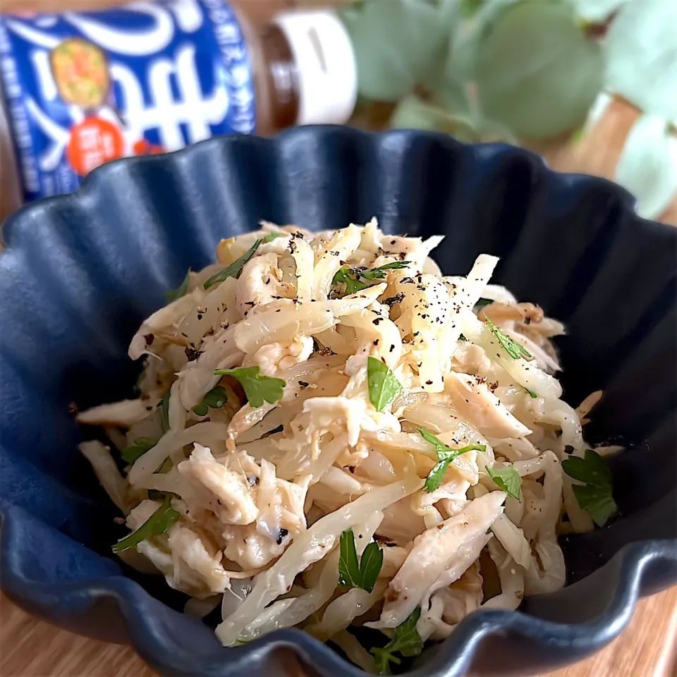 自家製ツナともやしのうまソース(旨塩)和え|みずほさん