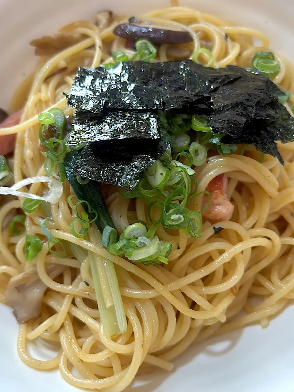 きのこ和風パスタ|ハンバーグうーたんさん