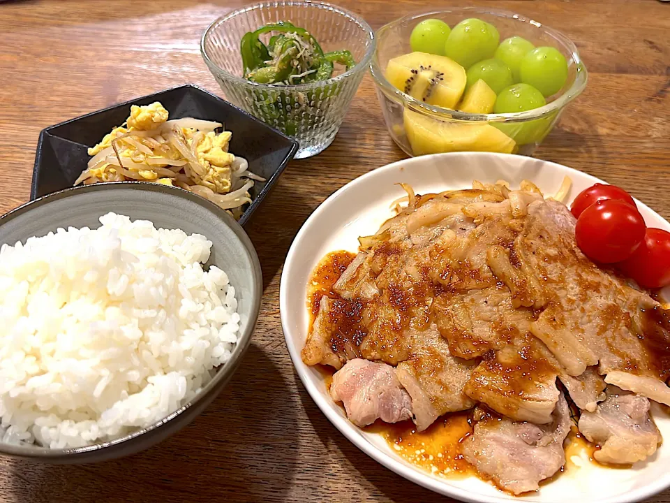 生姜焼き定食なブランチ|Riccaさん