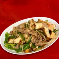 豚肉と厚揚げの黄金のタレ笑炒め|rossiさん