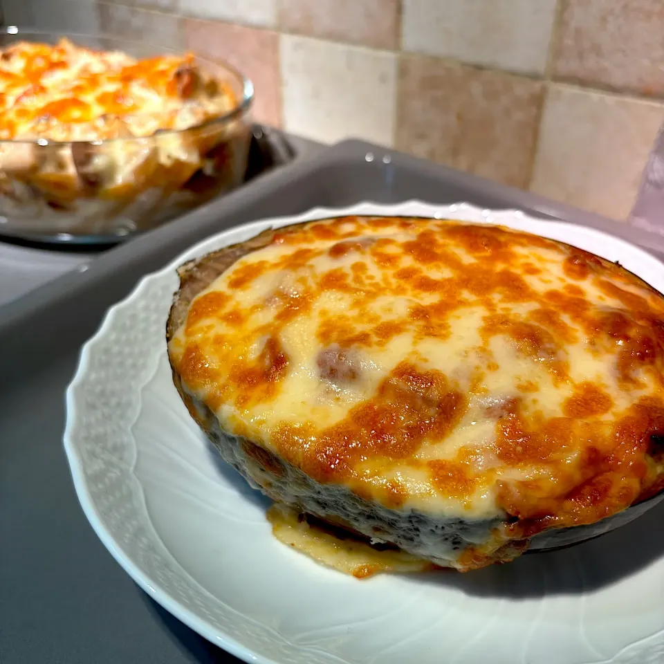 ナスのミートソースグラタン|ほのみさん