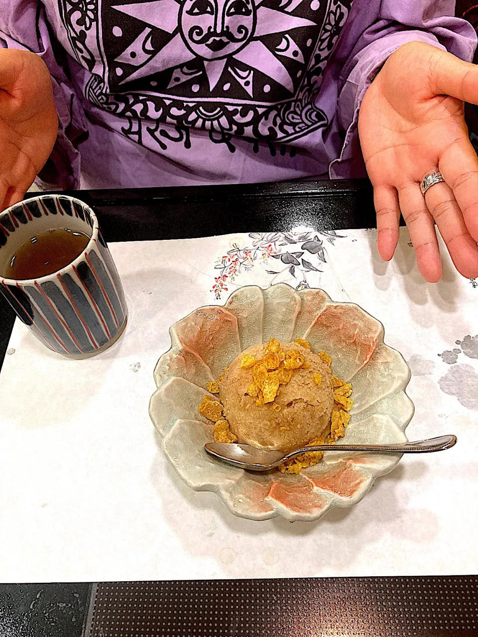 デザートのきなこシャーベット（実況中継終了）|なびさん