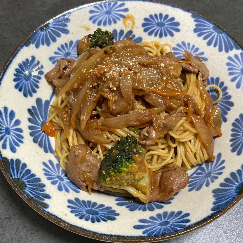 デミグラスパスタ|ちぐけんさん