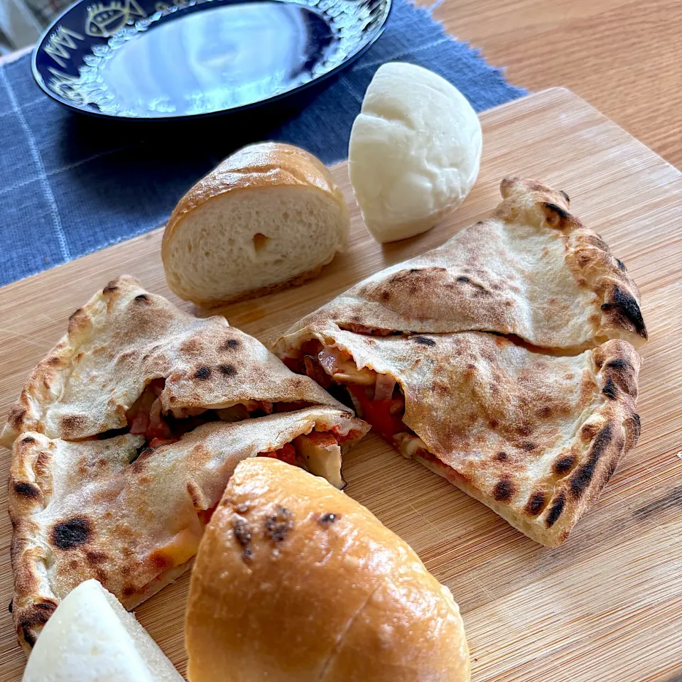 包み焼きピザ|かおポンさん