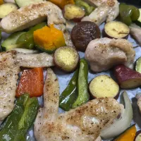 手羽先と野菜のグリル|MASAさん