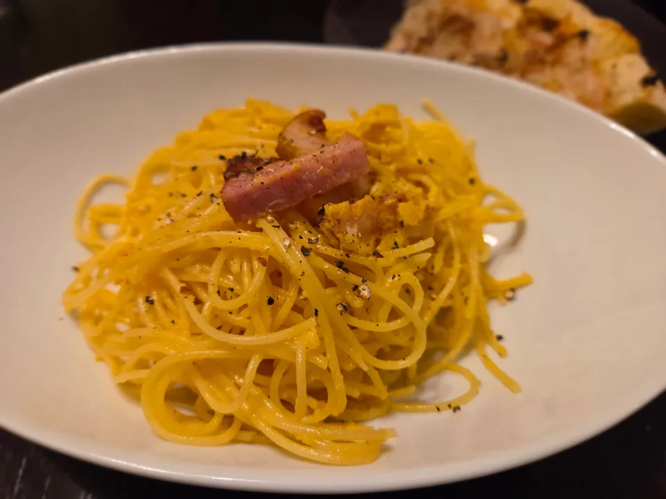 スパゲッティ カルボナーラ|もとしんさん