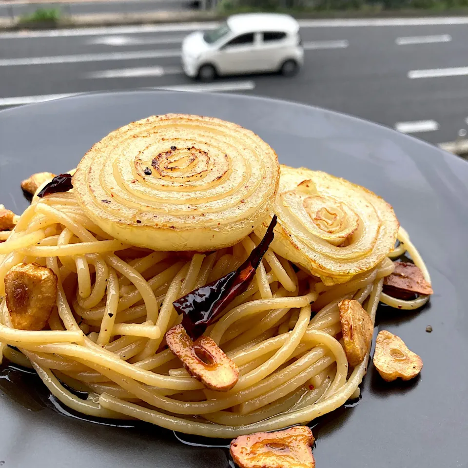 今日のスパゲティ・アーリオ・オーリオ・ペペロンチーノ|Kさん