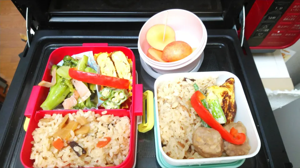 お弁当二人分(父、娘)|maimaipapaさん