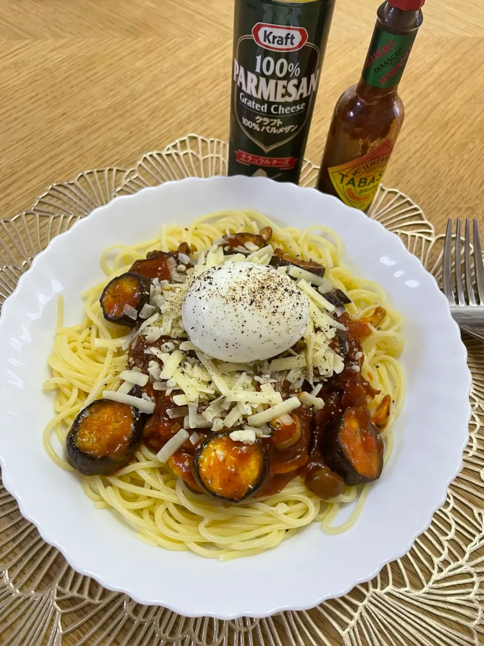 ナスと半熟卵のボロネーゼ|Miyukiさん