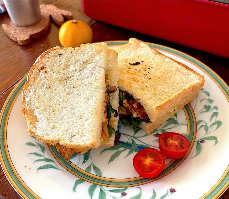 ブランチ♯つくねサンド|小松菜さん