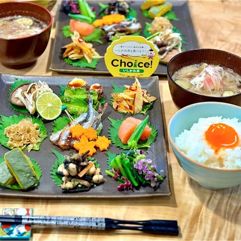 「コシヒカリ2kg」を使ってみたSnapdishの料理・レシピ写真:新米を楽しむブランチ