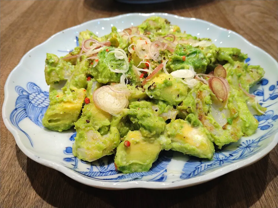 焼きれんこんとアボカドのサラダ|古尾谷りかこさん