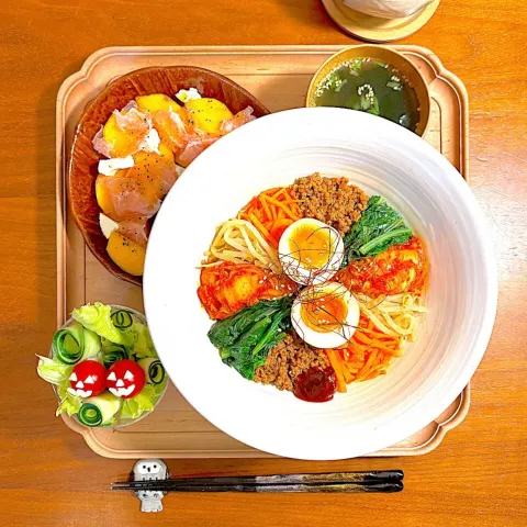 「李錦記 コチュジャン」を使ってみたSnapdishの料理・レシピ写真:すずさんの料理 自家製焼肉のタレでビビンバ