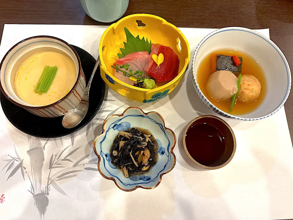 うなぎ御膳（前菜等）|Ponoさん